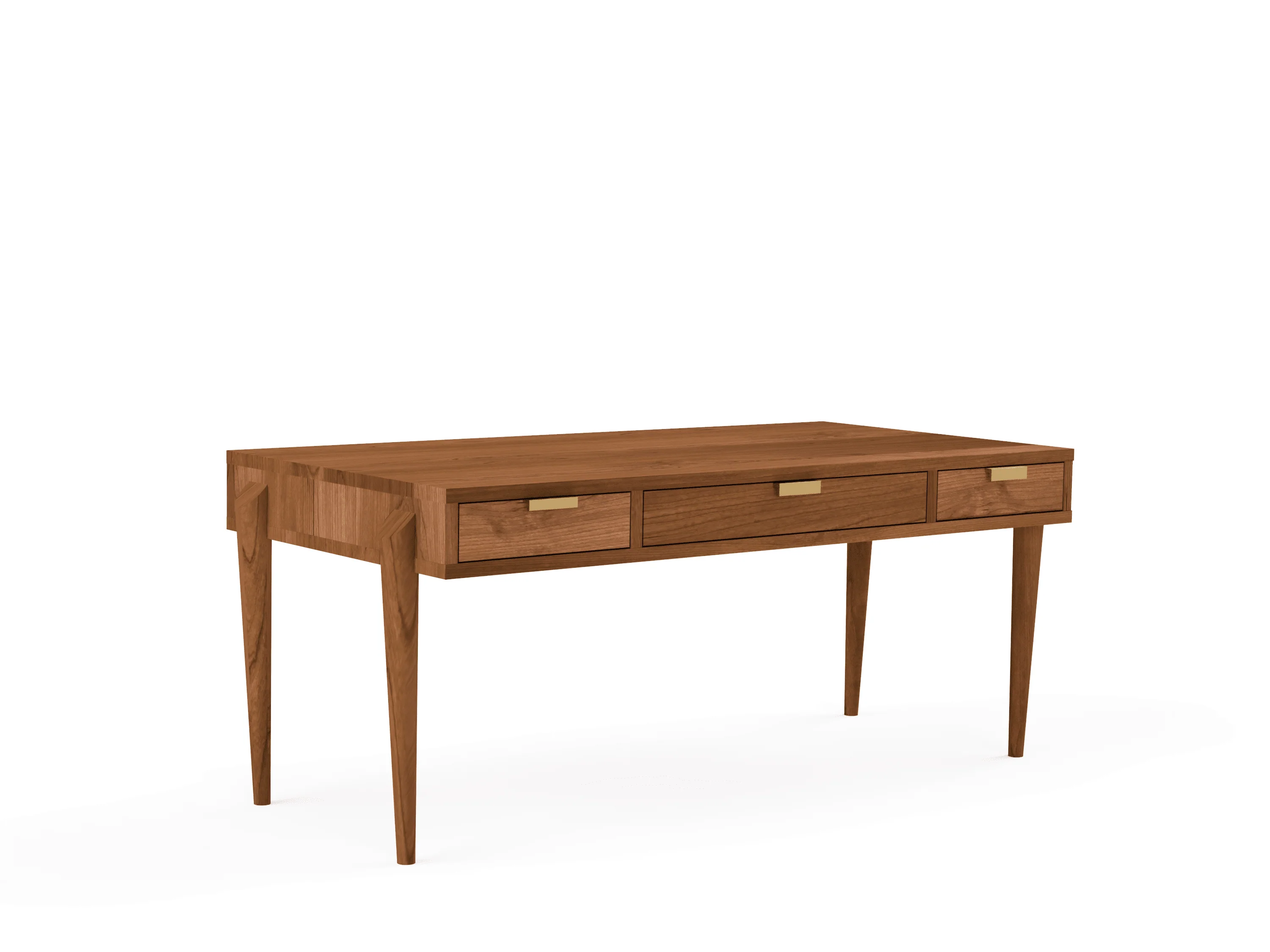 Apollo Solid Wood Desk - Handcrafted in Columbus, Ohio - Image 5