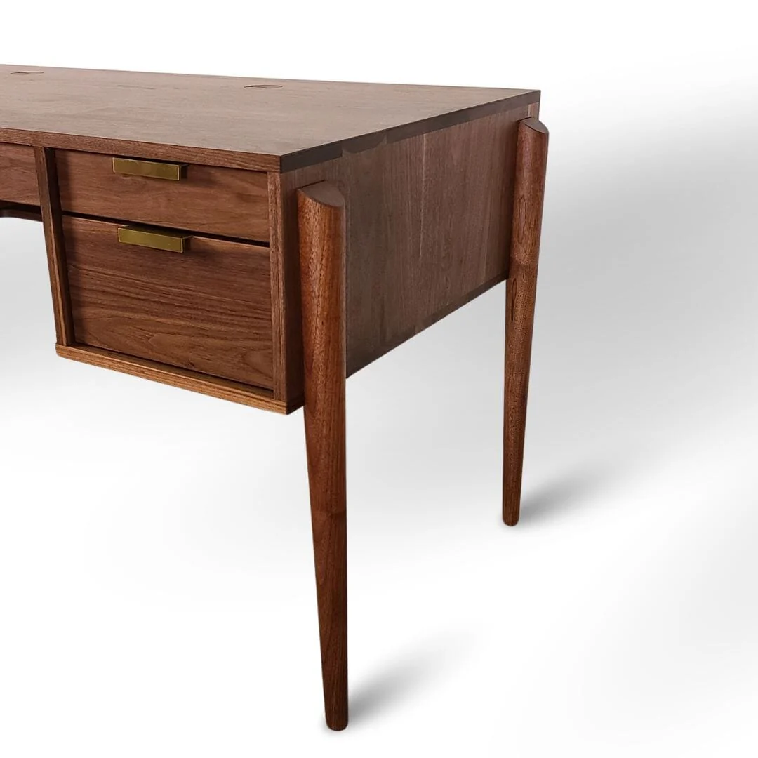 Apollo Solid Wood Executive Desk - Handcrafted in Columbus, Ohio - Image 5