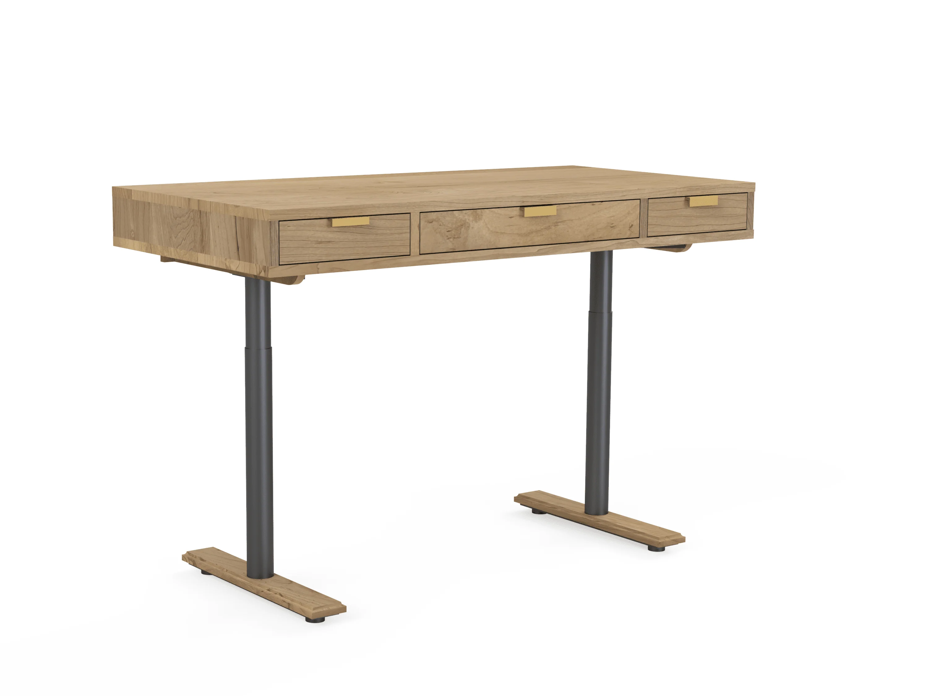 Apollo Solid Wood Sit Stand Desk - Image 3