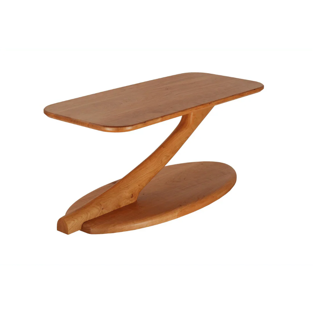 Cantilever Coffee Table Solid Wood- Cherry - Image 5