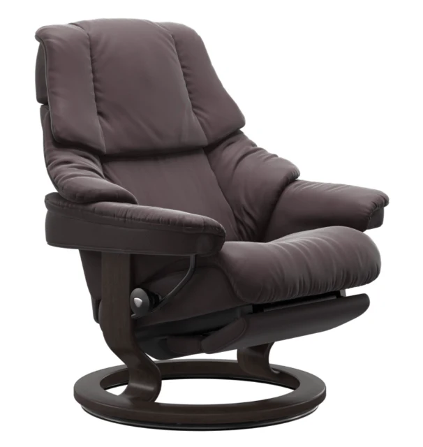 Stressless Reno Recliner with Ottoman - Image 4