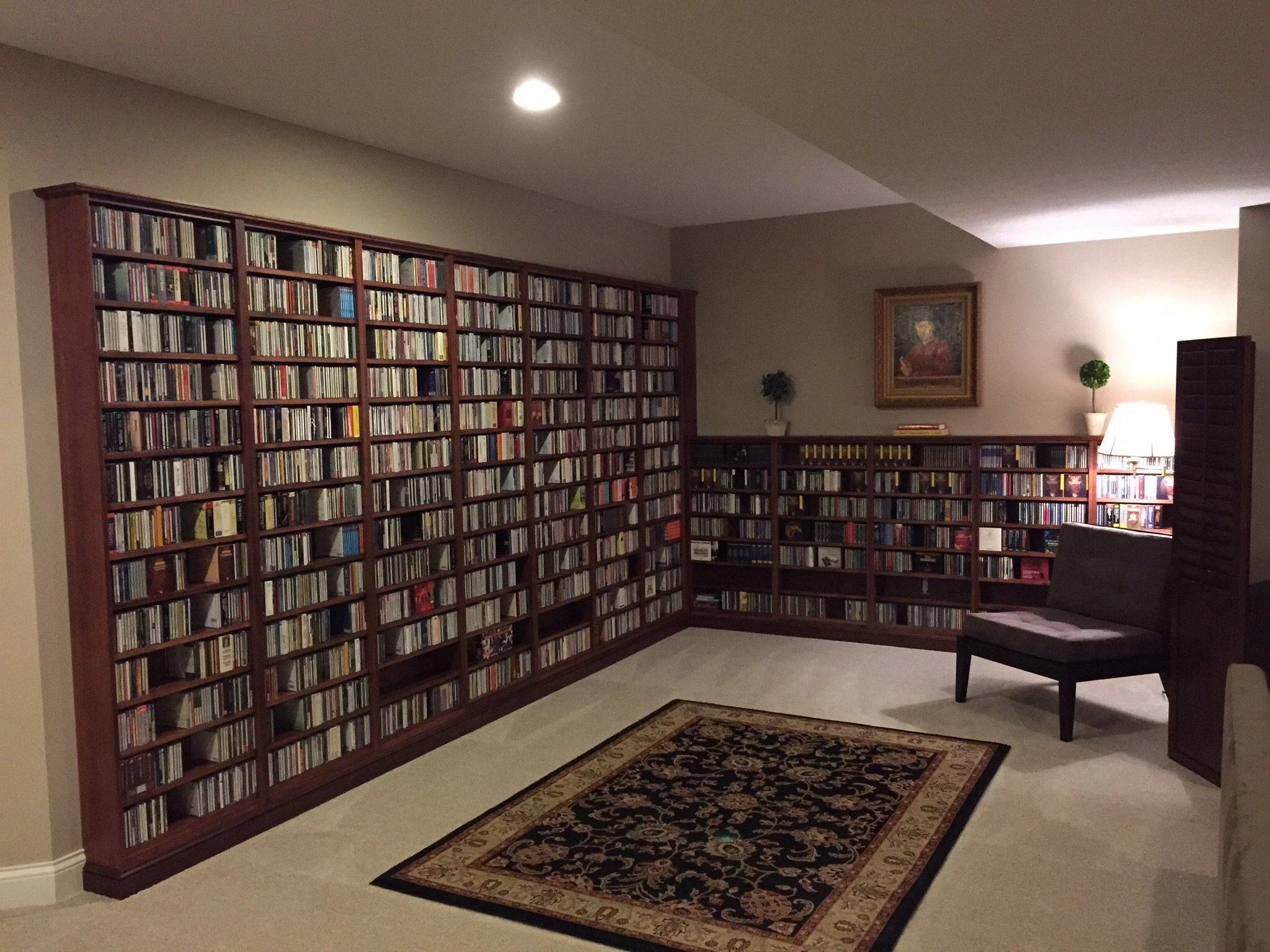 Custom CD & Media Collector Bookcase | Columbus OH