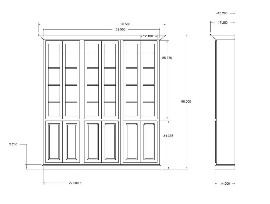 Custom Built-In Bookcases - Solid Wood | Columbus - Image 2
