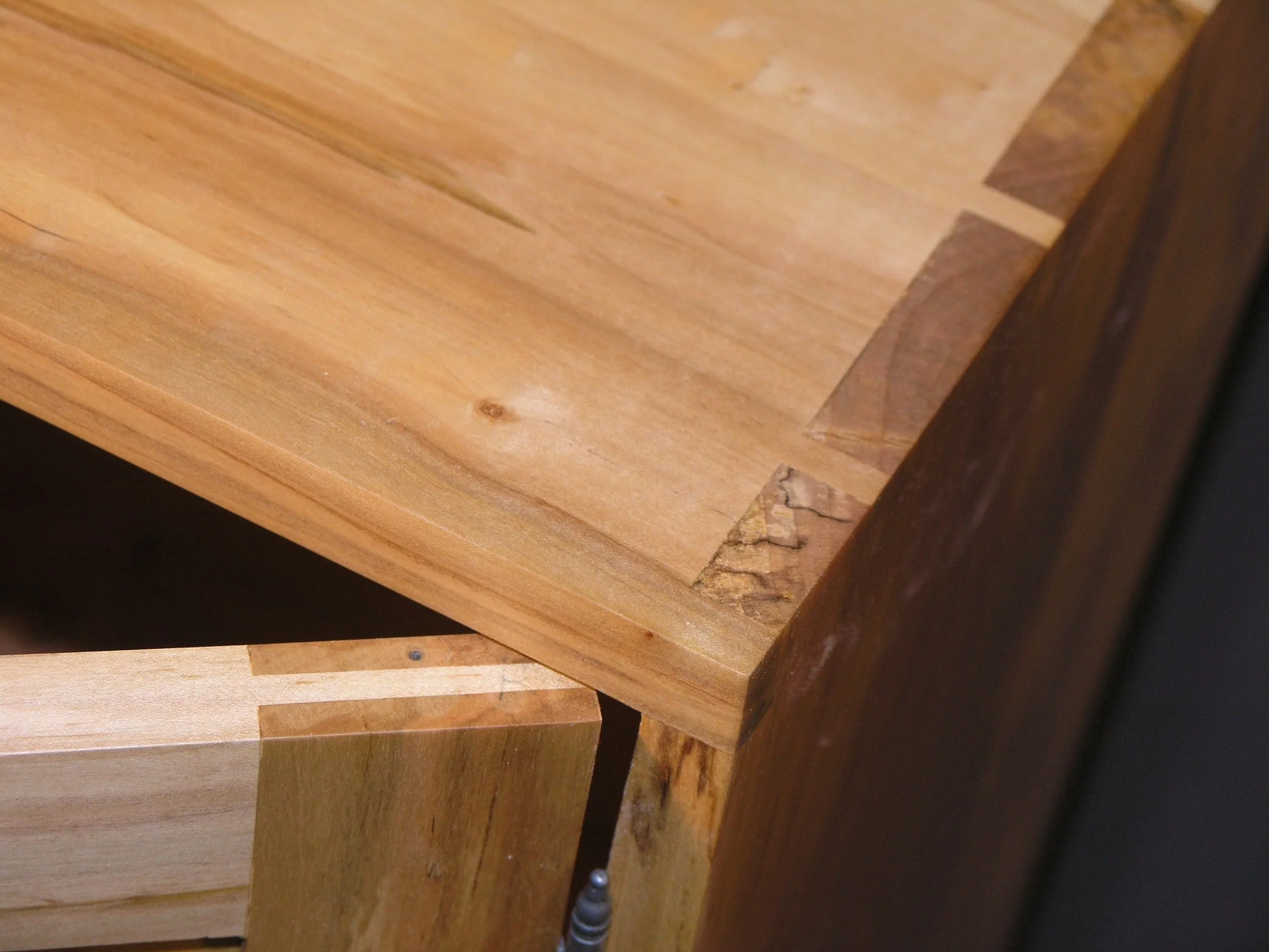 Custom Spalted Maple Cabinet - Image 3