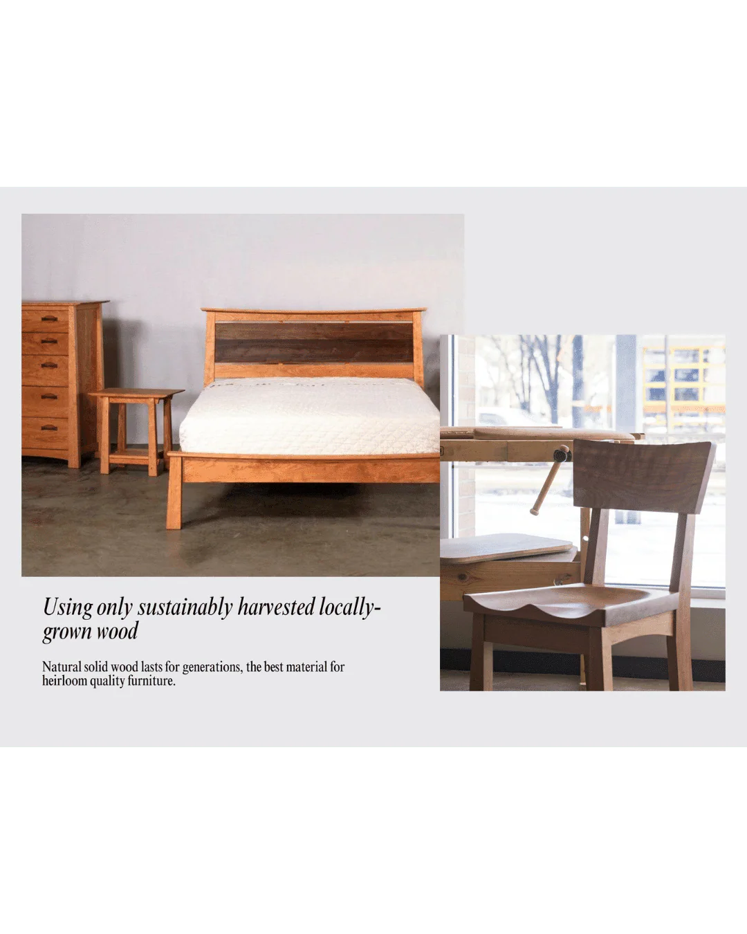 Enso Desk - Solid Hardwood | Columbus OH - Image 11