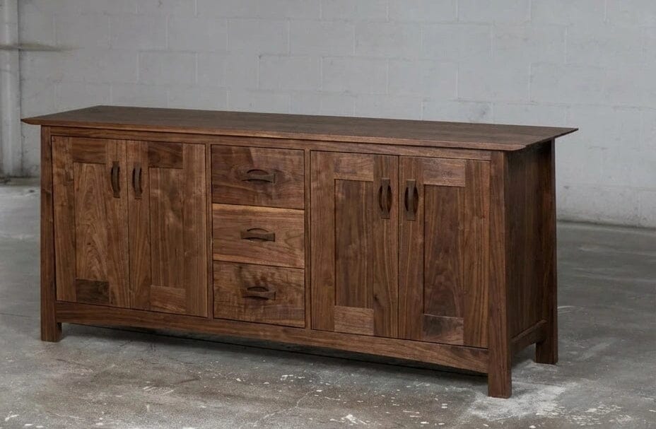 Enso Credenza & Buffet in Walnut - Solid Wood | Columbus OH - Image 3