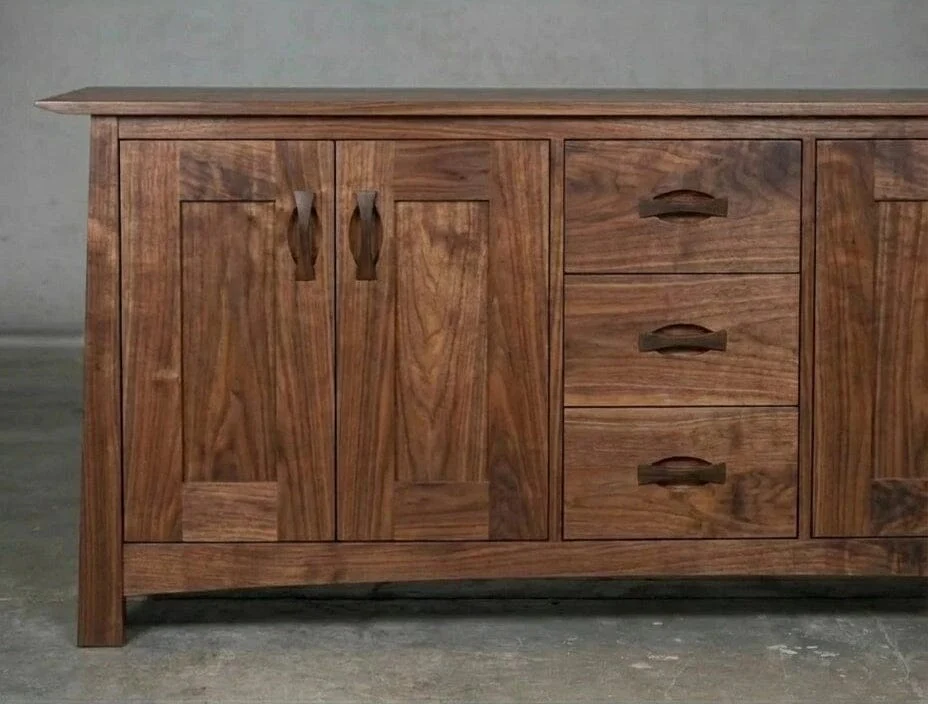 Enso Credenza & Buffet in Walnut - Solid Wood | Columbus OH - Image 4