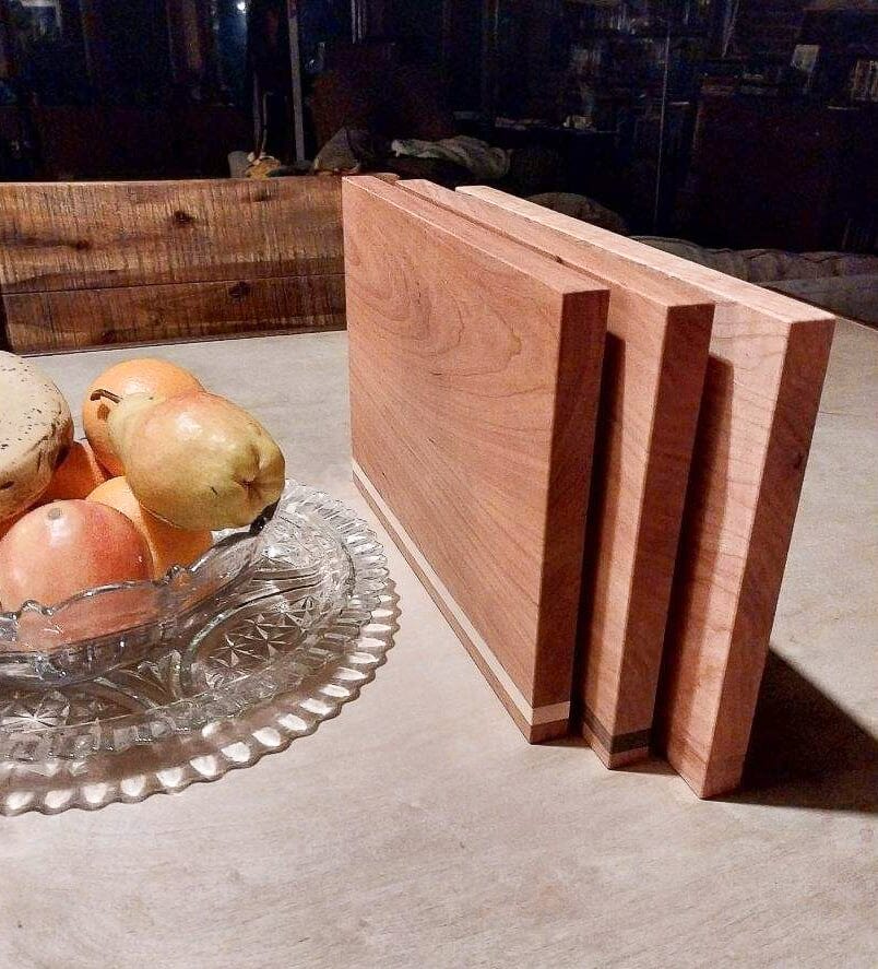 Handmade Hardwood Cutting Board Set - Image 4