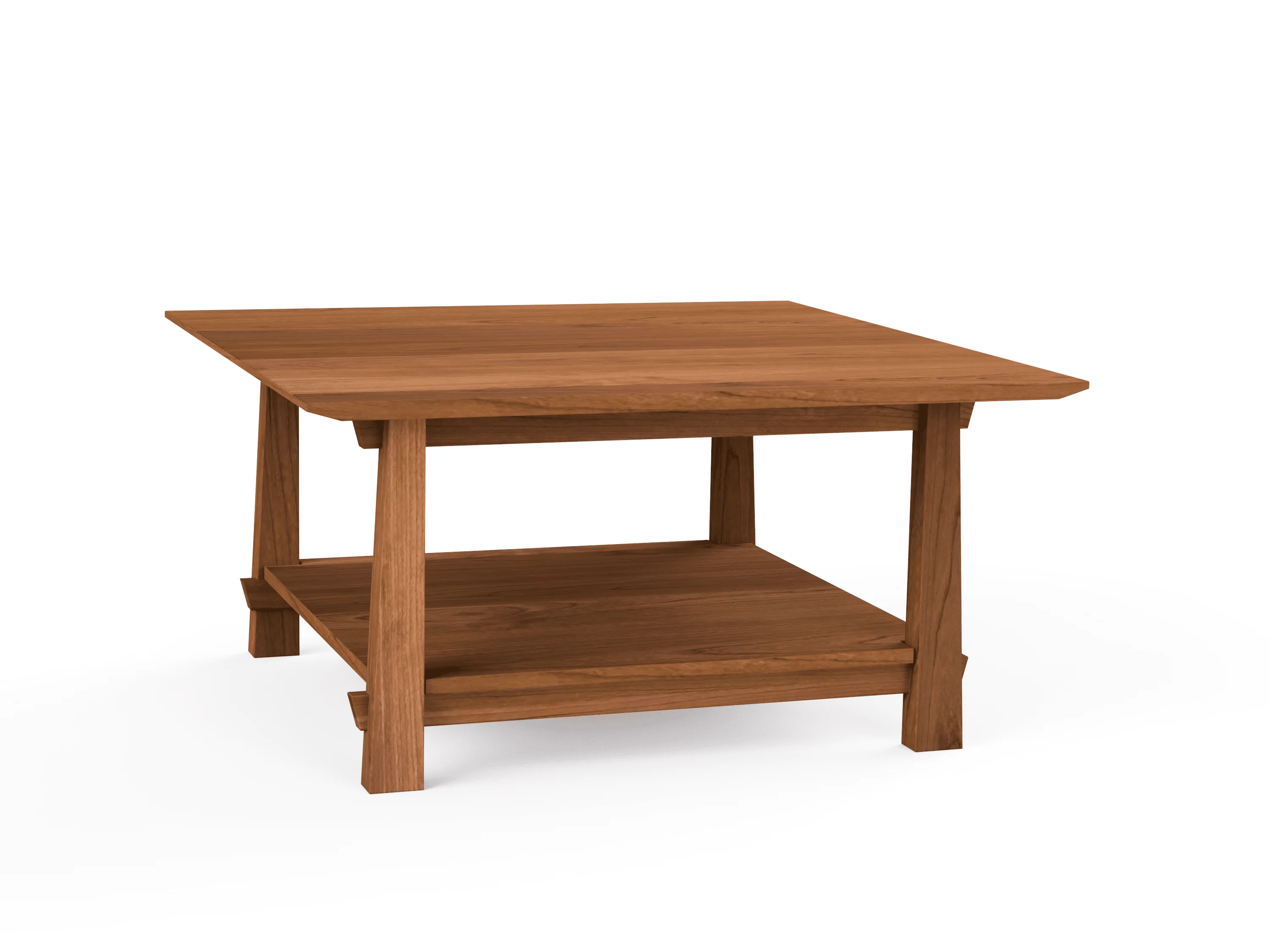 Horizon Coffee Table Solid Wood Handmade Organic - Image 5