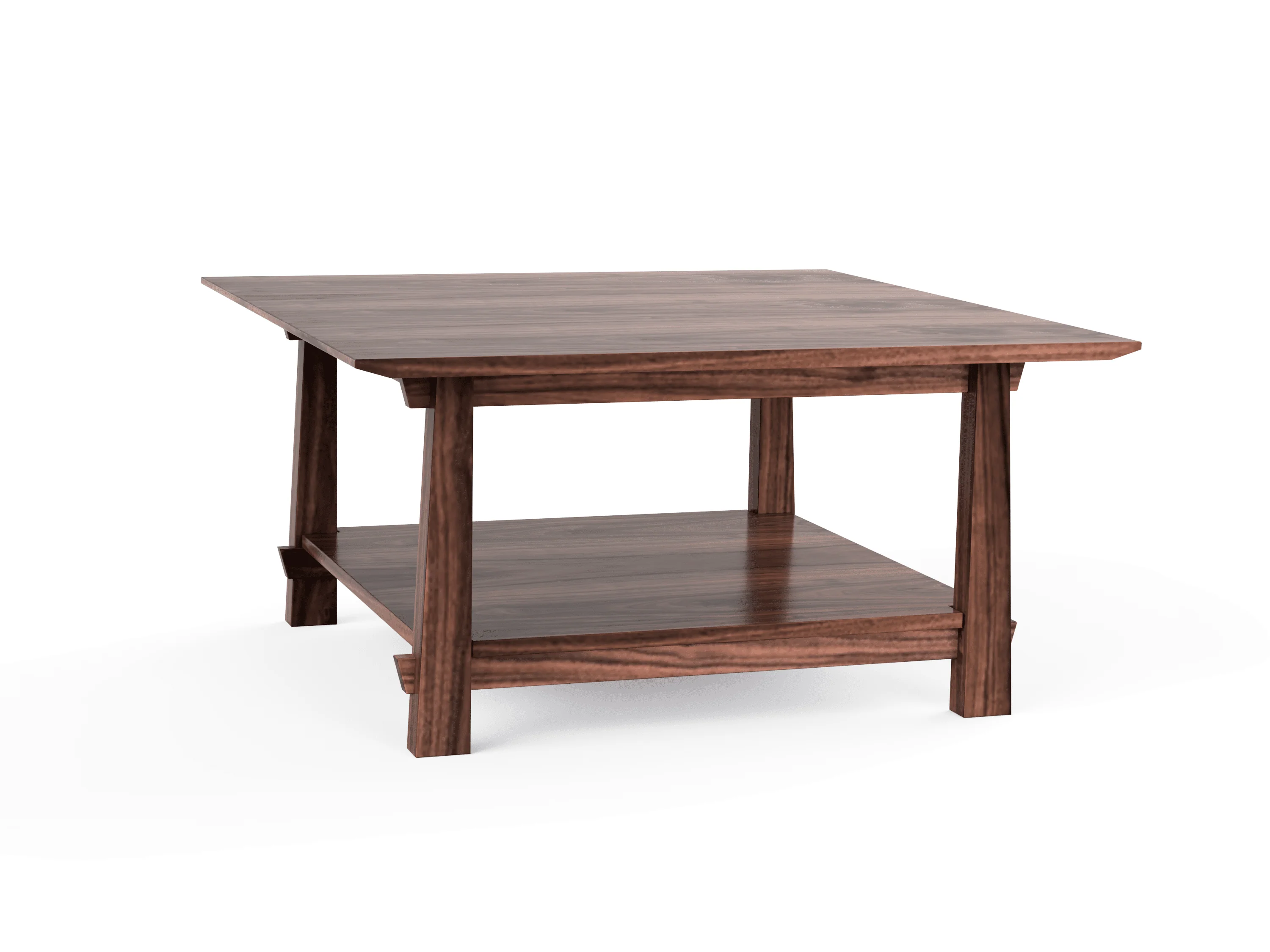 Horizon Coffee Table Solid Wood Handmade Organic - Image 7