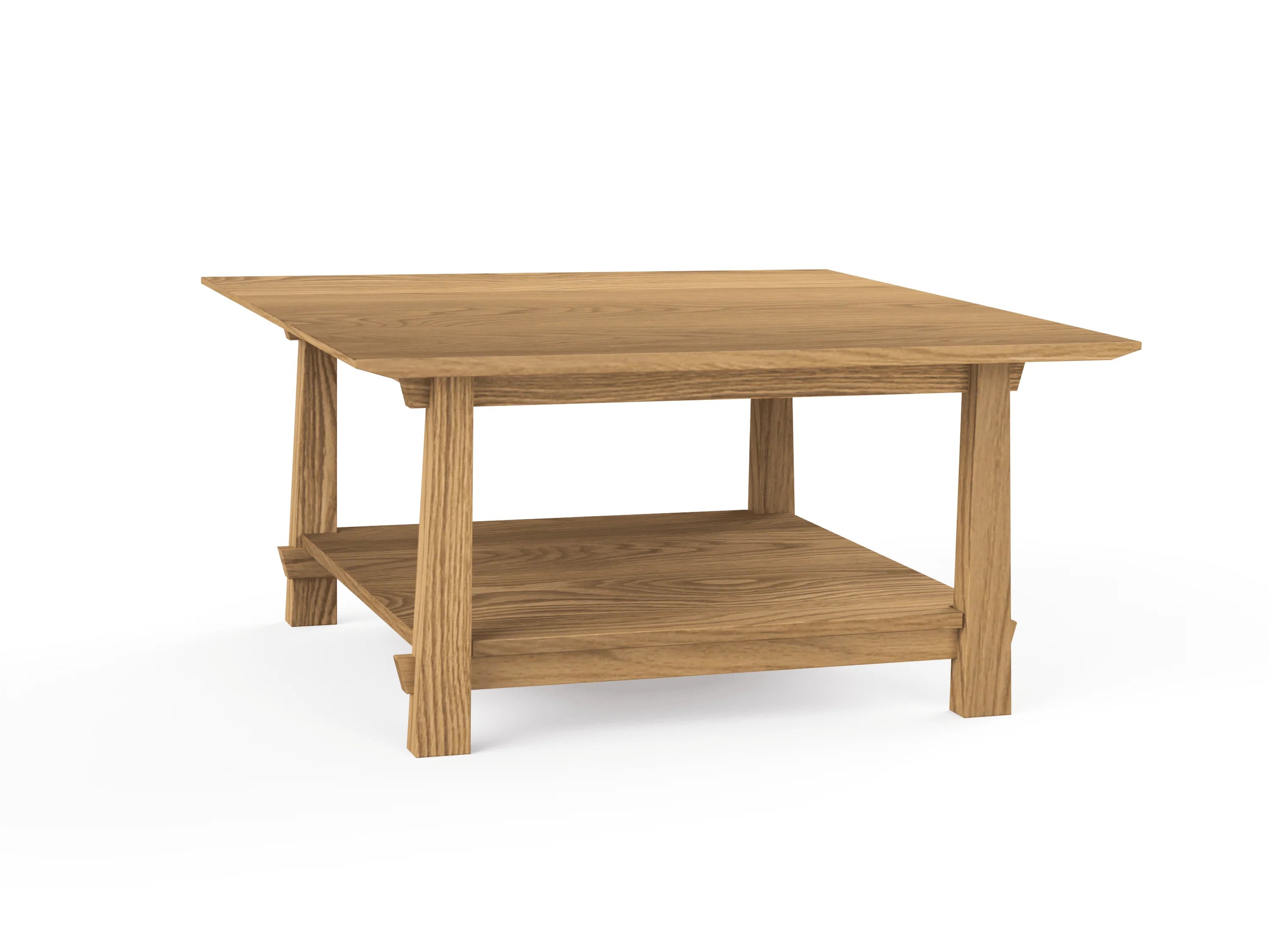 Horizon Coffee Table Solid Wood Handmade Organic - Image 8