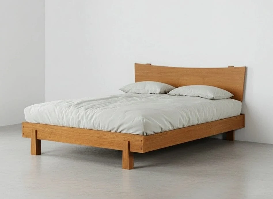 Horizon Platform Bed - Solid Wood Cherry - Image 3