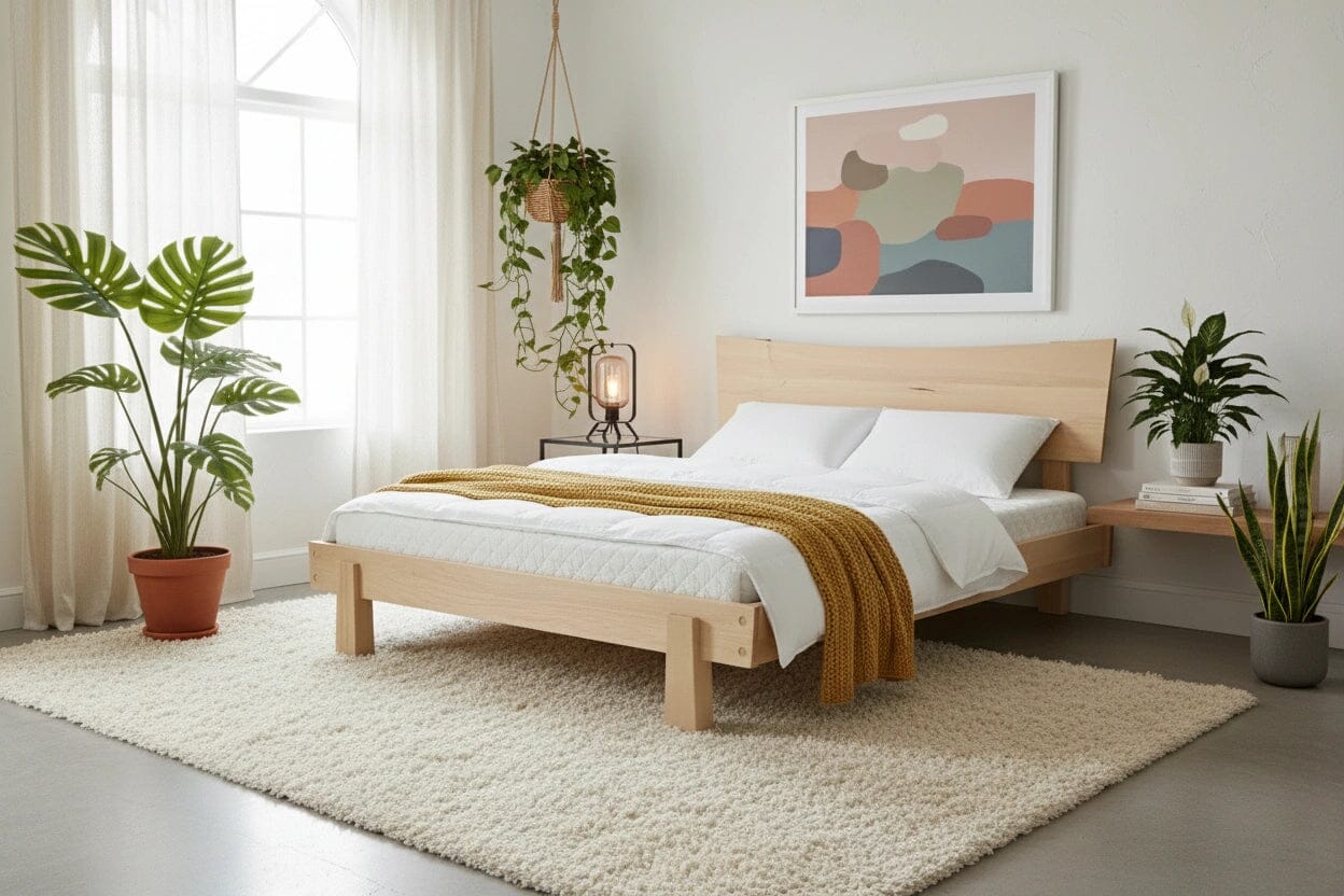 Horizon Platform Bed -Solid Wood Hard Maple - Image 4