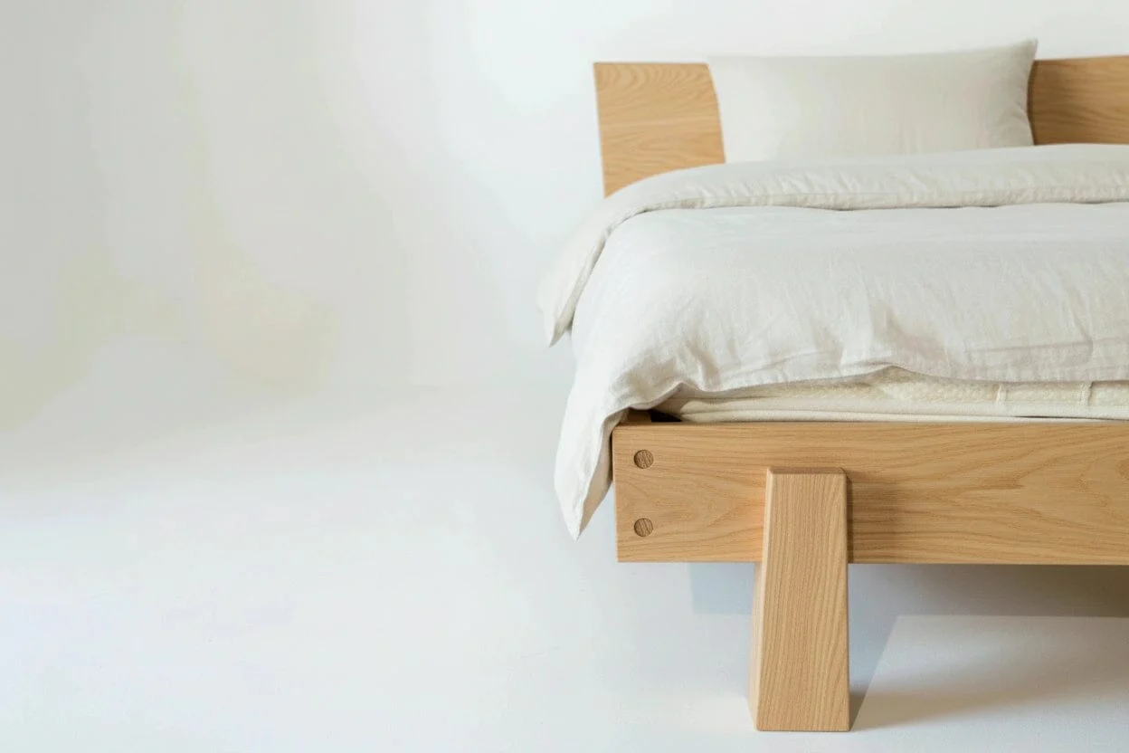 Horizon Platform Bed -Solid Wood White Oak - Image 4