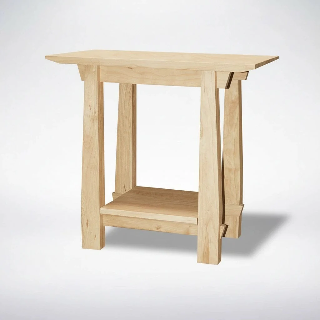 Horizon Side Table in Maple - Solid Wood | Columbus OH - Image 8