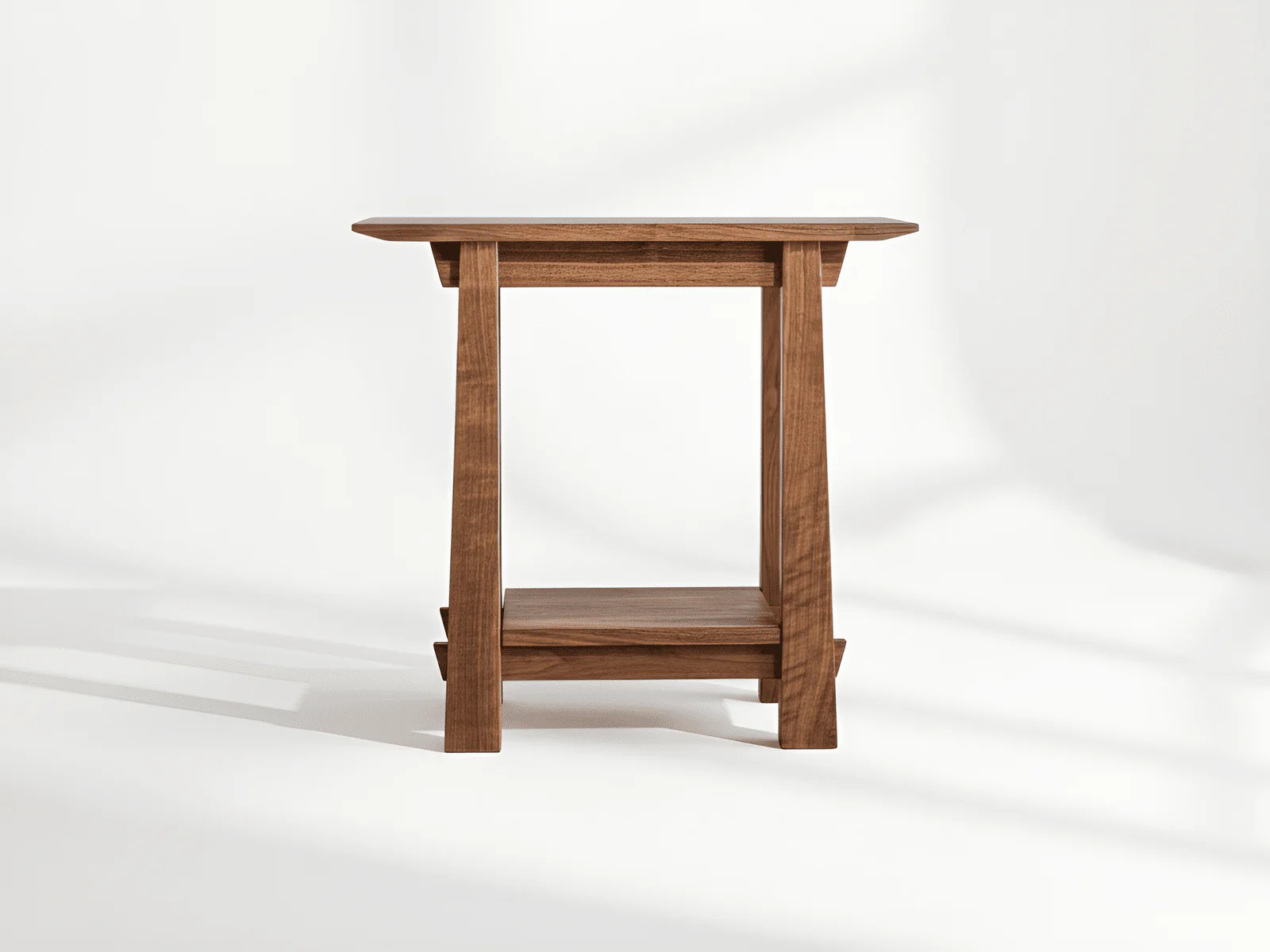 Horizon Side Table in Walnut - Solid Wood | Columbus OH - Image 6