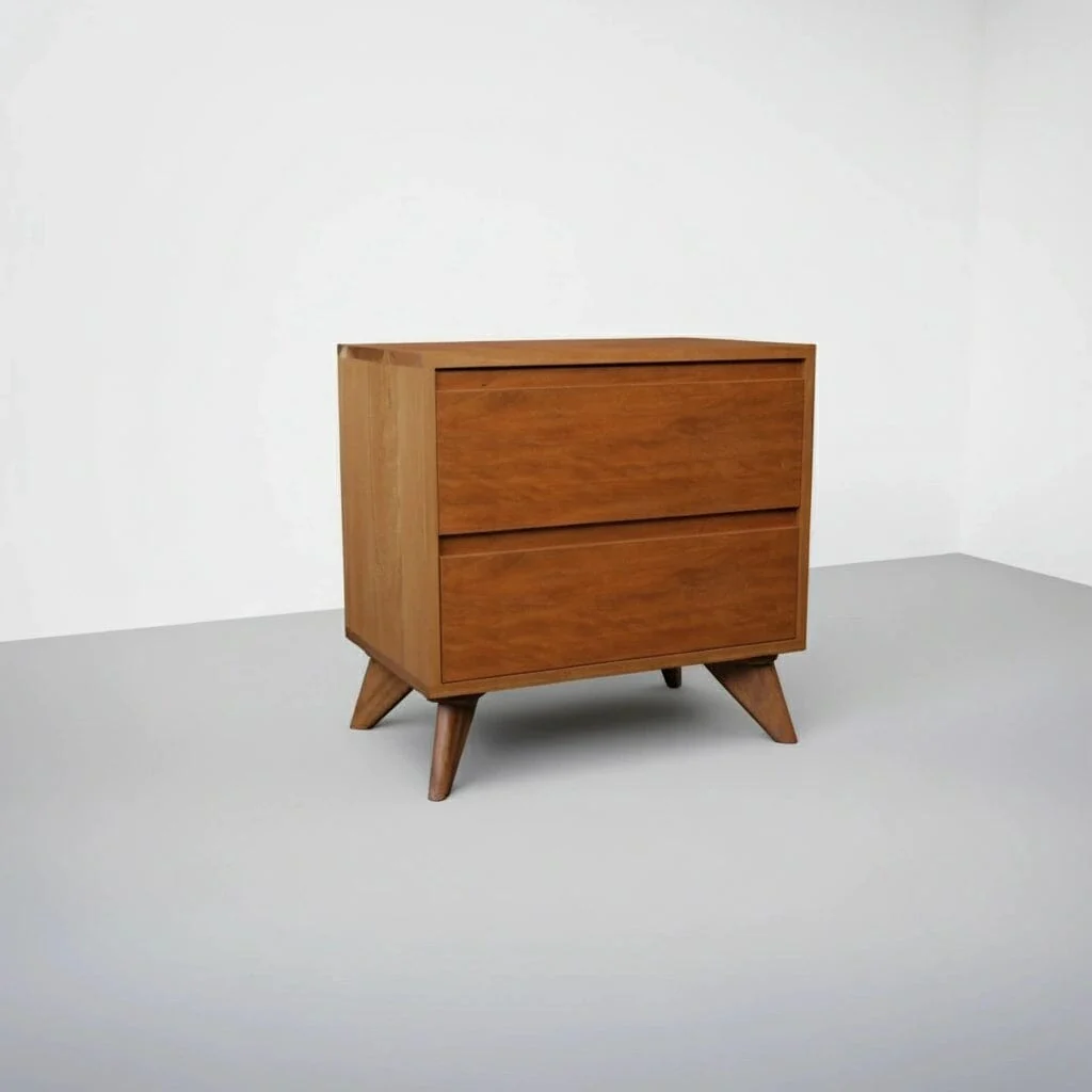 Modern Cube Side Table - Solid Wood | Columbus OH - Image 4