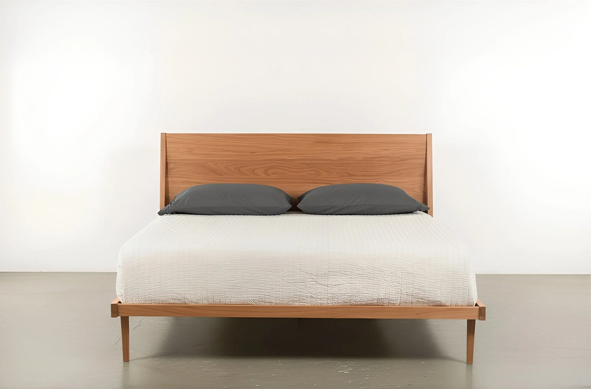 Modern "ONE" Platform Bed -  Solid Wood Cherry - Image 4