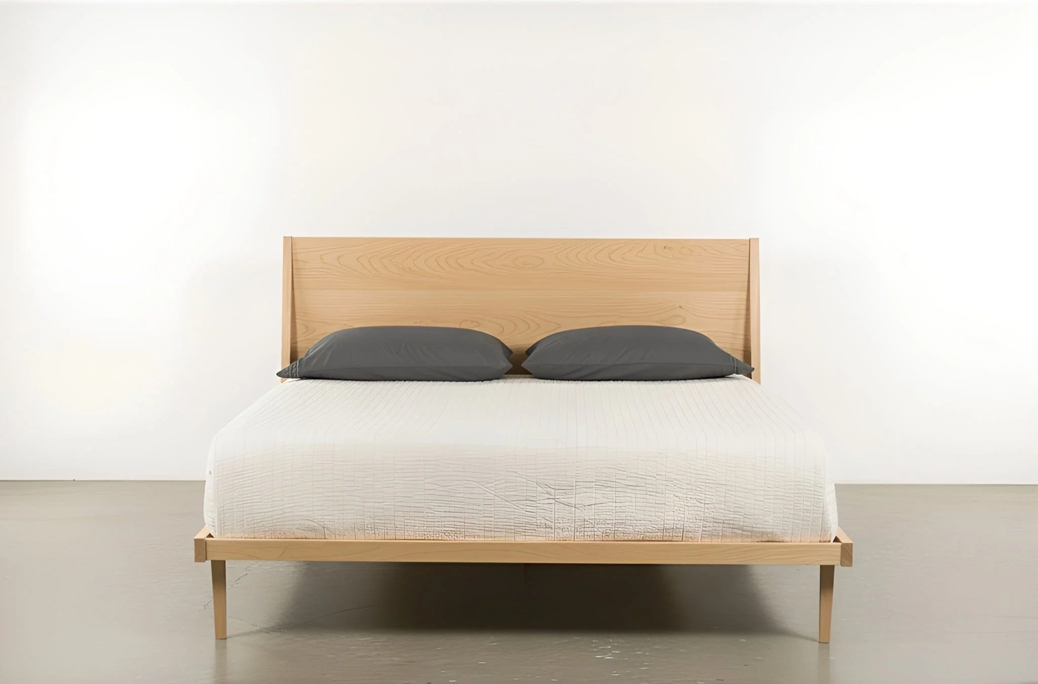Modern "ONE" Platform Bed -Solid Wood  Hard Maple - Image 4