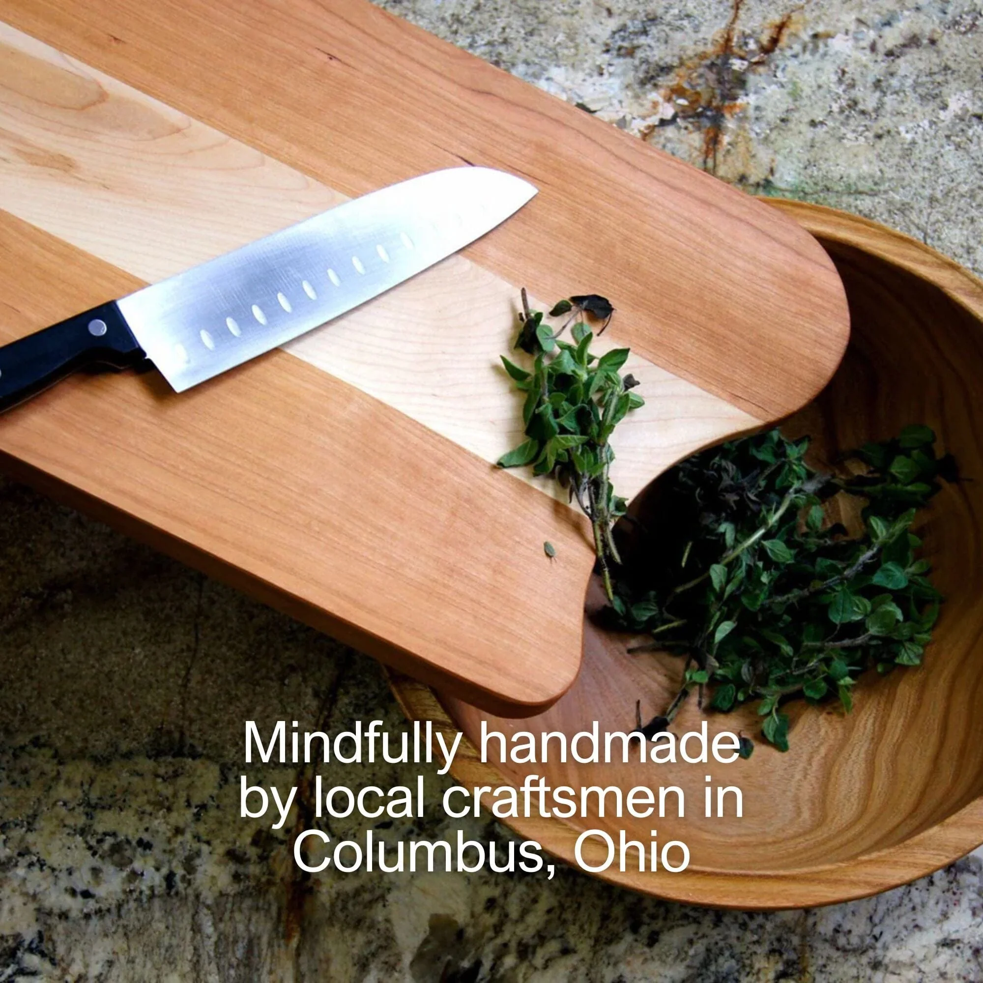 Paddle Mixed Wood Cutting Board - Image 4