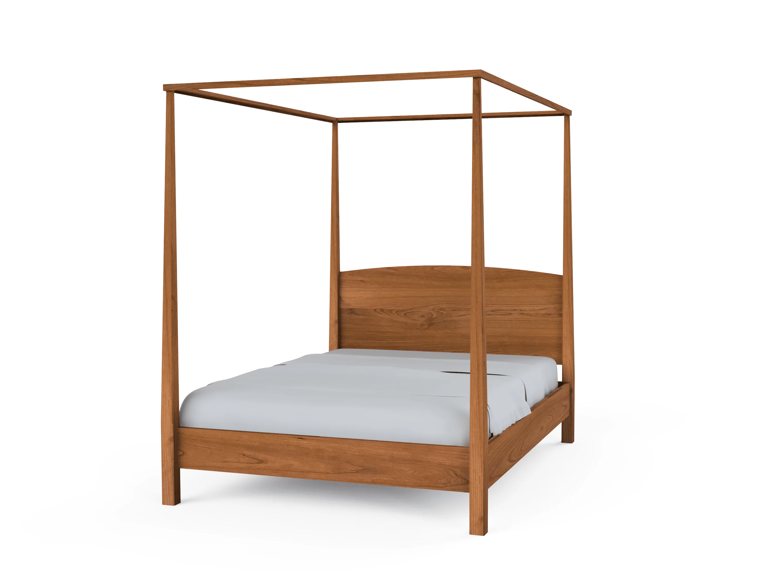 Shaker Pencil Post Bed - Classic Solid Wood Bed Frame - Image 4