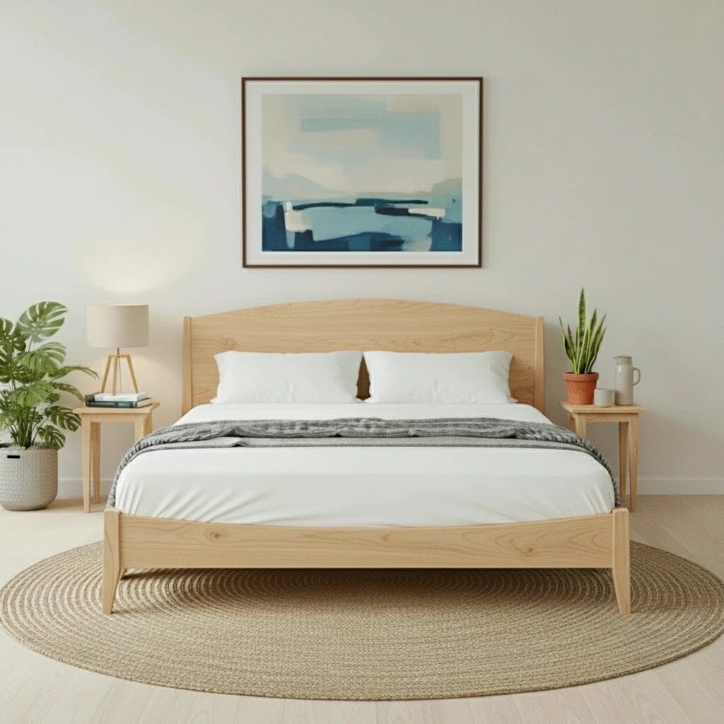 Shaker Platform Bed in Maple - Solid Wood | Columbus OH - Image 3