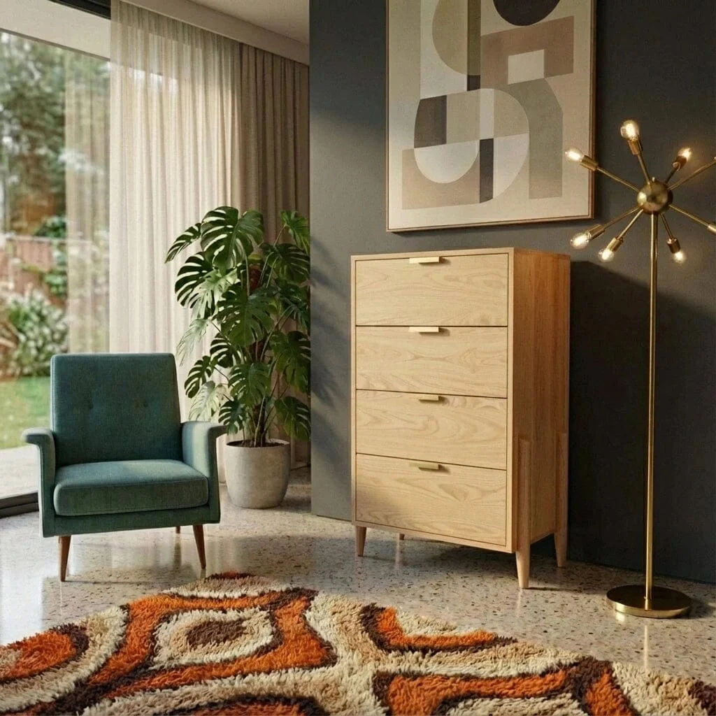 Apollo Tall Dresser in Maple - Solid Wood | Columbus OH - Image 3