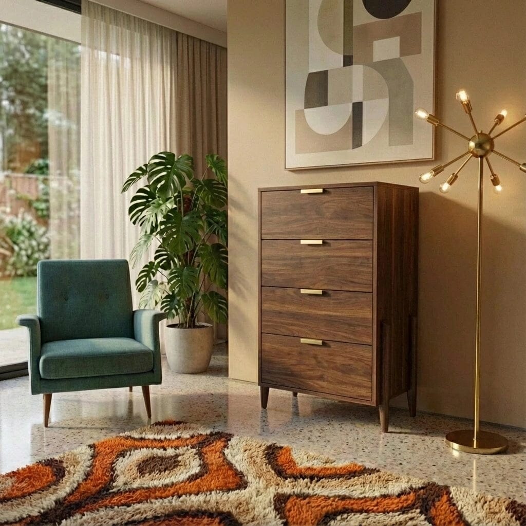Apollo Tall Dresser in Walnut - Solid Wood | Columbus OH - Image 2