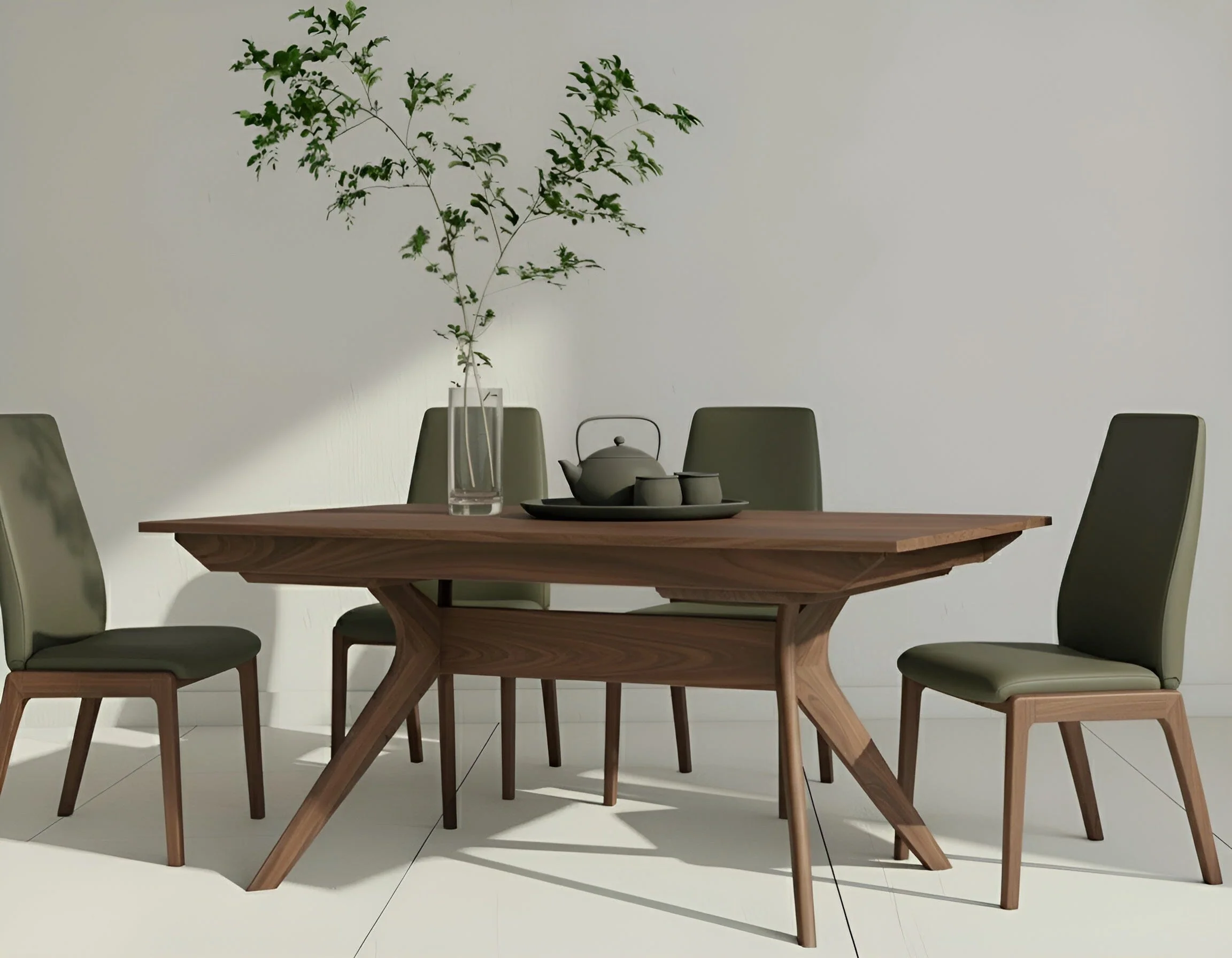 Strata Extendable Dining Table - Walnut - Image 3