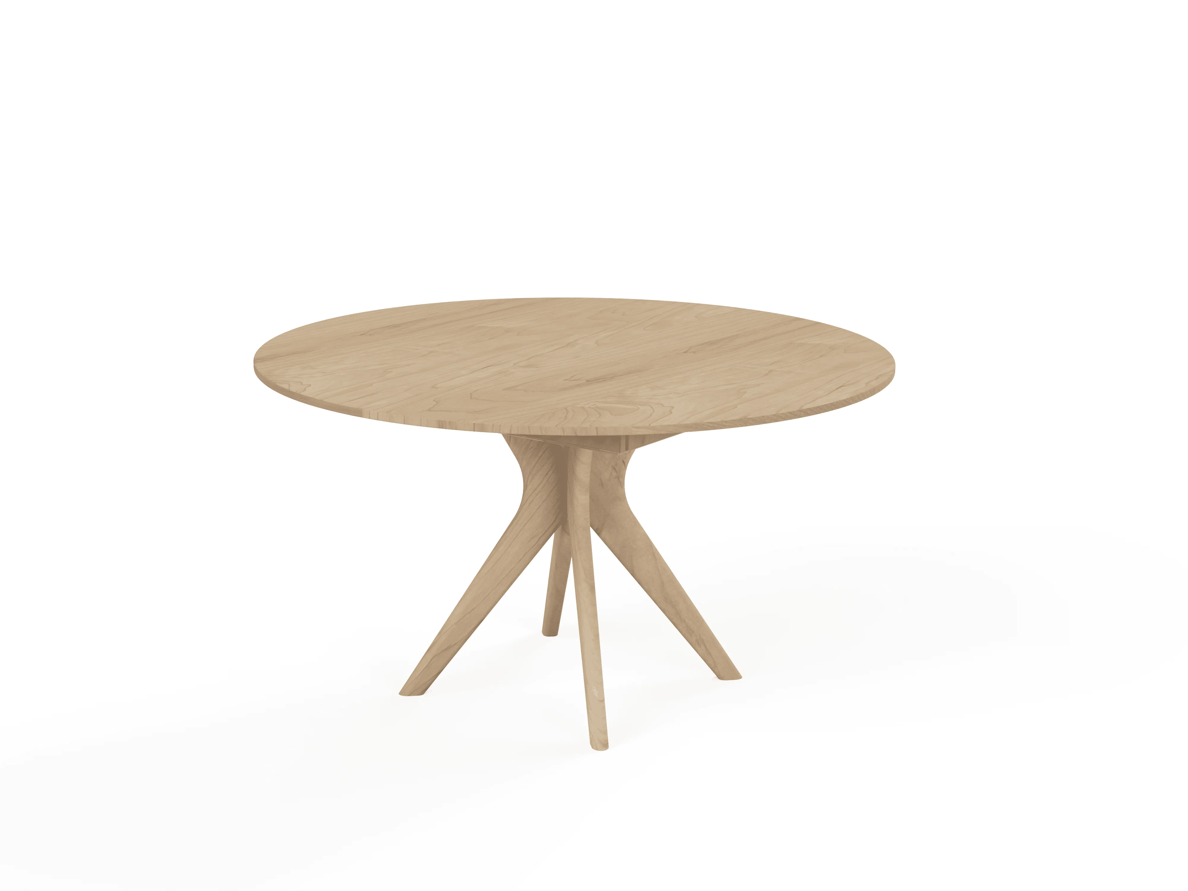 Strata Extendable Round Dining Dinette Table - Solid Wood Extension Dining Table - Image 4