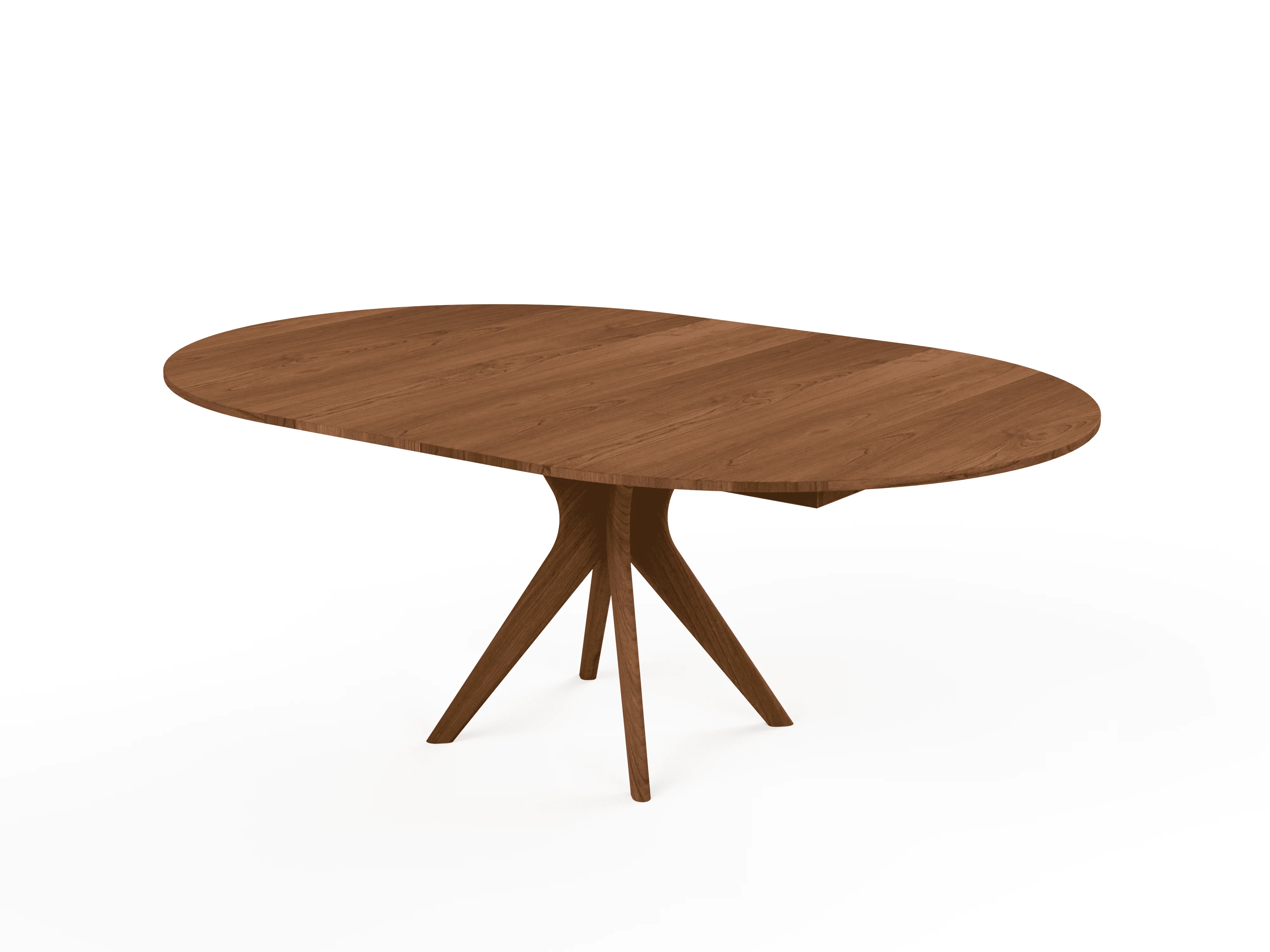 Strata Extendable Round Dining Dinette Table - Solid Wood Extension Dining Table - Image 7