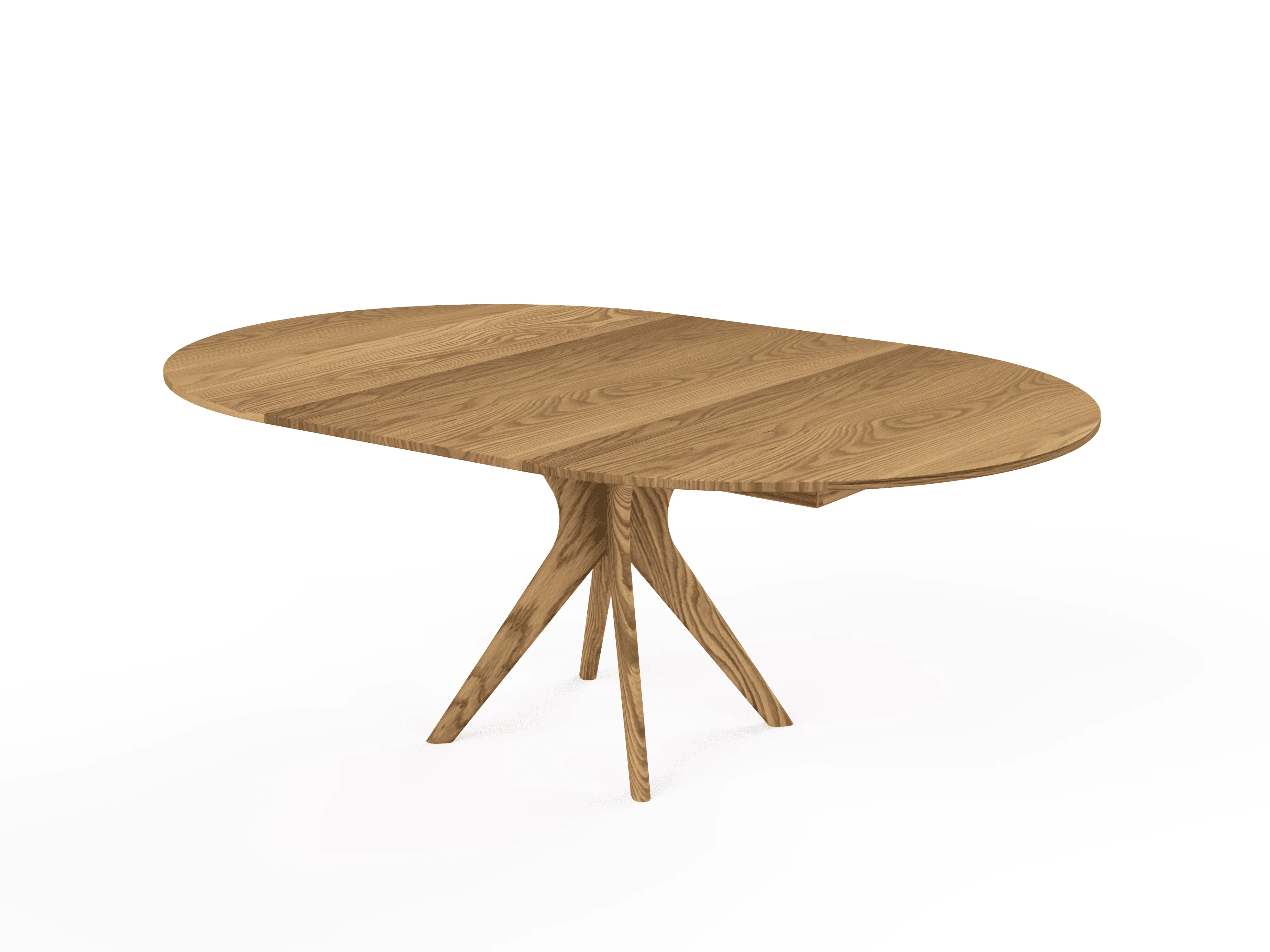 Strata Extendable Round Dining Dinette Table - Solid Wood Extension Dining Table - Image 9