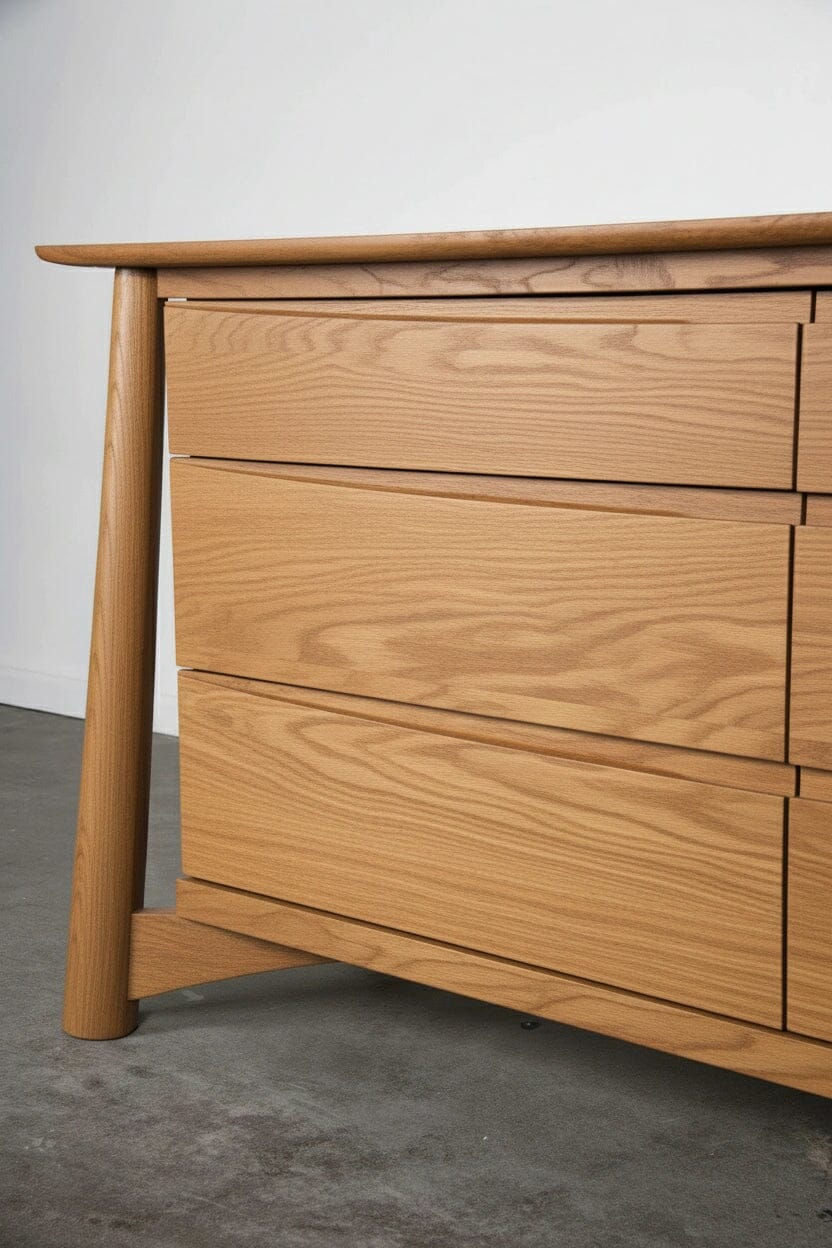 Sunrise Dresser - Solid Wood White Oak Dresser - Image 3