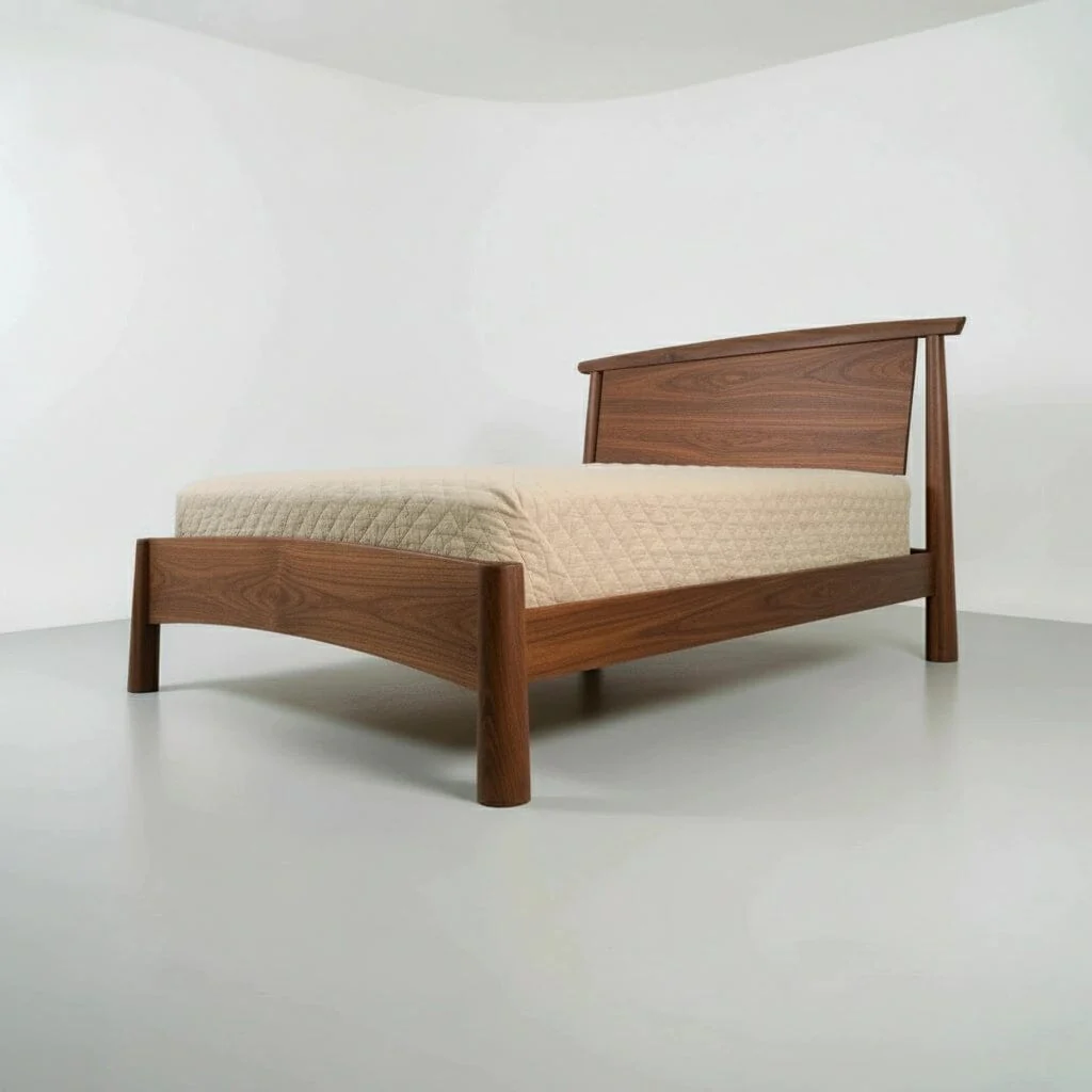 Sunrise Platform Bed - Walnut - Image 5