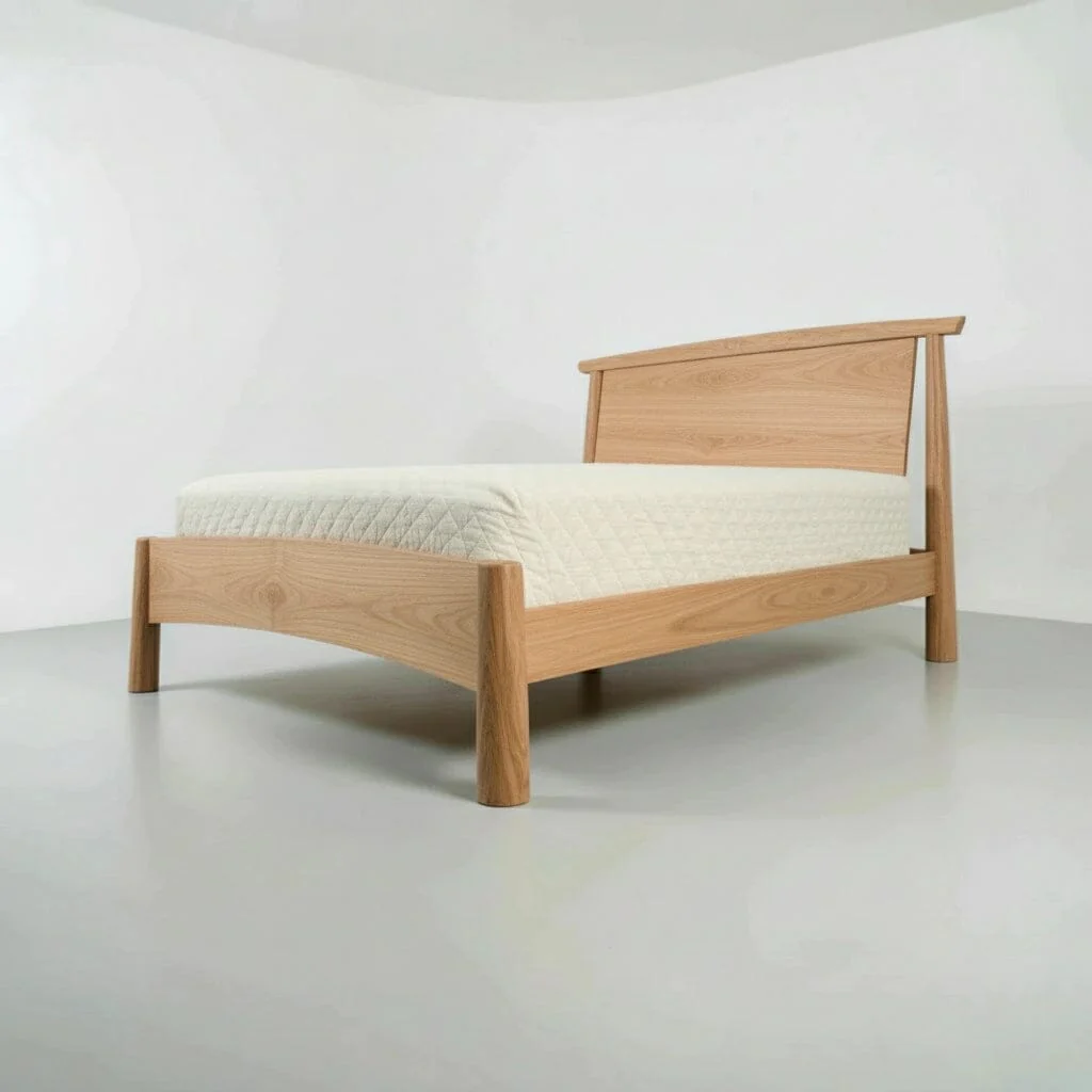 Sunrise Platform Bed - White Oak - Image 3