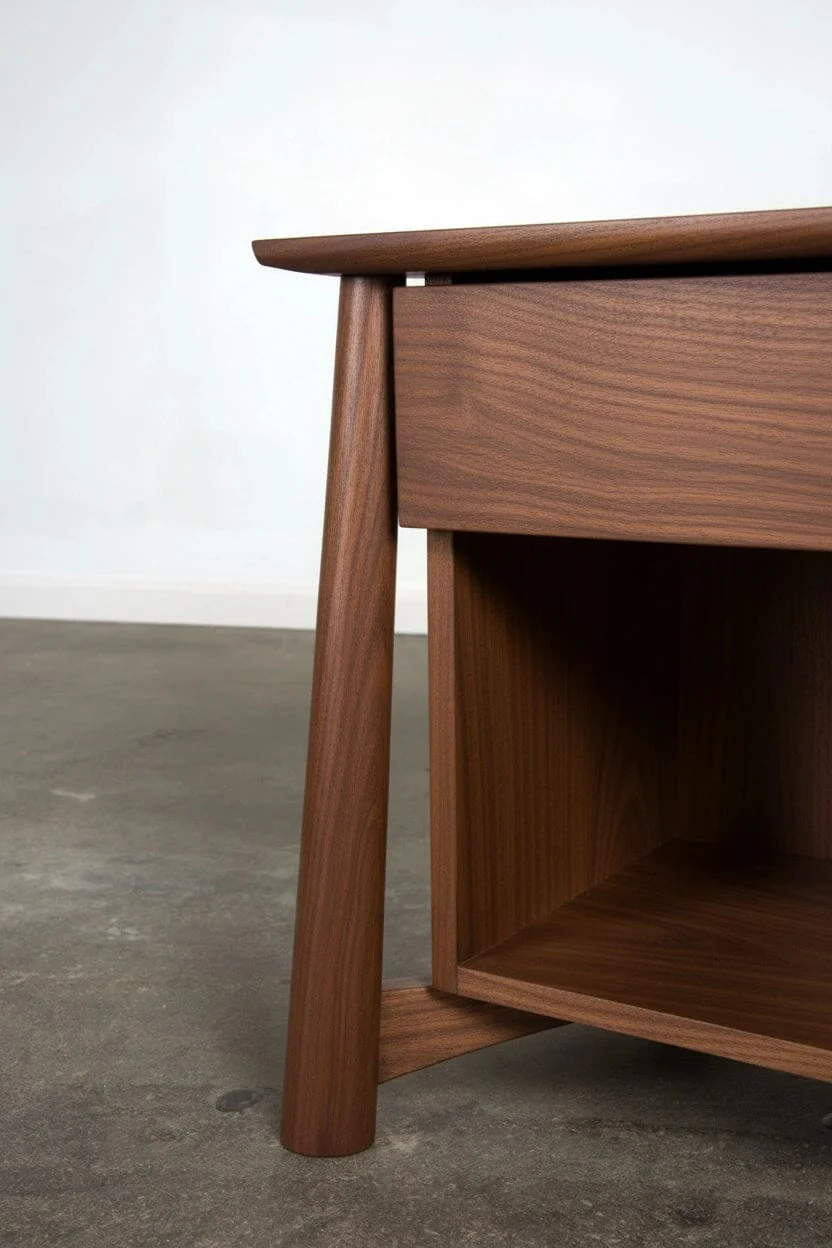 Sunrise Side Table - Walnut - Image 3