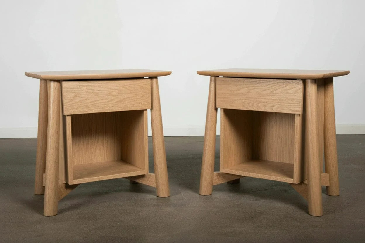 Sunrise Side Table - White Oak - Image 5
